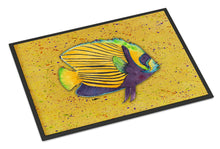 Load image into Gallery viewer, Tropical Fish on Mustard Doormat - 24x36 Decorative Floor Mat – Indoor/Outdoor Rug