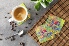 Load image into Gallery viewer, Bird - Parrot Coasters - Set of 4 Lightweight Foam, Absorbent Drink Coasters