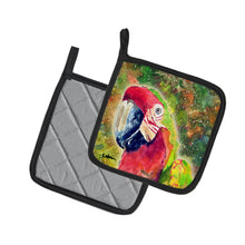 Load image into Gallery viewer, Parrot  Parrot Head Pot Holders - Set of 2 Decorative Kitchen Helpers | Made in the USA 8601PTHD