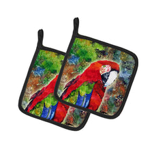 Load image into Gallery viewer, Bird - Parrot Pot Holders - Set of 2 Decorative Kitchen Helpers | Made in the USA 8606PTHD