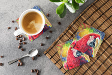 Load image into Gallery viewer, Bird - Parrot Coasters - Set of 4 Lightweight Foam, Absorbent Drink Coasters