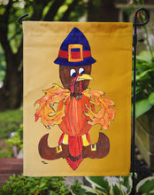 Load image into Gallery viewer, Thanksgiving Turkey Pilgrim Fleur de lis Garden Flag – Decorative Outdoor Yard Flag