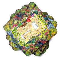 Load image into Gallery viewer, Wine  Coasters - Set of 4 Lightweight Foam, Absorbent Drink Coasters
