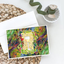 Load image into Gallery viewer, White Wine Greeting Cards -  Blank Note Cards – 8-Pack of Artist-Designed Cards with Envelopes