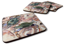 Load image into Gallery viewer, Crab  Coasters - Set of 4 Lightweight Foam, Absorbent Drink Coasters