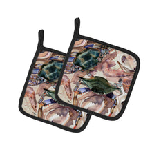 Load image into Gallery viewer, Crab Pot Holders - Set of 2 Decorative Kitchen Helpers | Made in the USA 8618PTHD