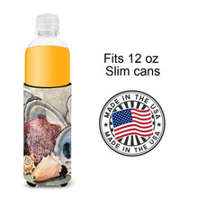 Load image into Gallery viewer, Sea Shells Slim Can Hugger – Fun &amp; Functional Drink Coolers 8619MUK