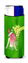 Load image into Gallery viewer, Christmas Mermaid in Lights Slim Can Hugger – Fun &amp; Functional Drink Coolers 8631MUK
