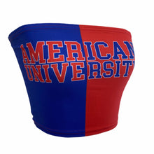 Load image into Gallery viewer, American University Two Tone Tube Top