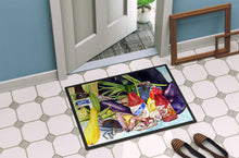 Load image into Gallery viewer, Crystal Hot Sauce with Seafood Doormat - 24x36 Decorative Floor Mat – Indoor/Outdoor Rug