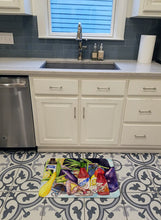 Load image into Gallery viewer, Crystal Hot Sauce with Seafood Machine Washable Memory Foam Mat 8637RUG