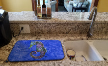 Load image into Gallery viewer, Seahorse Dish Drying Mat – Absorbent, Artistic Kitchen Essentials 8639DDM