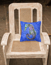 Load image into Gallery viewer, Seahorse Decorative   Canvas Fabric Pillow