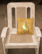 Load image into Gallery viewer, Seahorse Decorative   Canvas Fabric Pillow