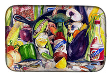 Load image into Gallery viewer, Crystal Hot Sauce with Camellia Beans and Black Skillet Dish Drying Mat – Absorbent, Artistic Kitchen Essentials 8641DDM