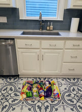 Load image into Gallery viewer, Crystal Hot Sauce with Camellia Beans and Black Skillet Machine Washable Memory Foam Mat 8641RUG