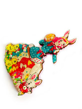 Load image into Gallery viewer, Easter Egg Girl &amp; Friends Brooch