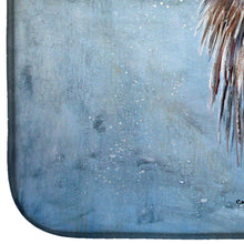 Load image into Gallery viewer, Blue Heron Dish Drying Mat – Absorbent, Artistic Kitchen Essentials 8652DDM