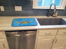 Load image into Gallery viewer, Turtle Dish Drying Mat – Absorbent, Artistic Kitchen Essentials 8653DDM