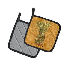 Load image into Gallery viewer, Pineapple Pot Holders - Set of 2 Decorative Kitchen Helpers | Made in the USA 8654PTHD