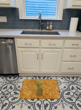 Load image into Gallery viewer, Pineapple Machine Washable Memory Foam Mat 8654RUG