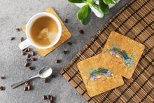 Load image into Gallery viewer, Crab Coasters - Set of 4 Lightweight Foam, Absorbent Drink Coasters