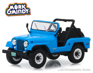 Greenlight 86570 1/43 Scale 1972 Jeep CJ-5 - Mork & Mindy TV
