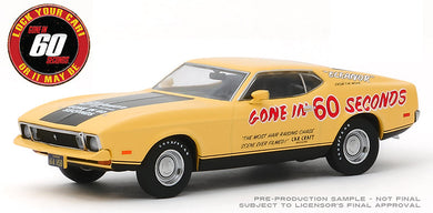 Greenlight 86571 1/43 Scale 1973 Ford Mustang Mach 1 Eleanor Post-Filming Tribute