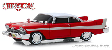 Greenlight 86575 1/43 Scale Christine - 1958 Plymouth Fury Evil Version