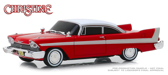 Greenlight 86575 1/43 Scale Christine - 1958 Plymouth Fury Evil Version