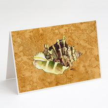 Load image into Gallery viewer, Shell Greeting Cards -  Blank Note Cards – 8-Pack of Artist-Designed Cards with Envelopes