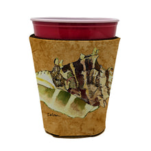 Load image into Gallery viewer, Shells on gold Cup Hugger - Reusable Party Cup Sleeve with Personality
