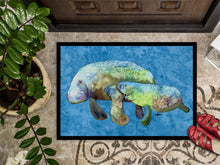 Load image into Gallery viewer, Manatee  Doormat - 24x36 Decorative Floor Mat – Indoor/Outdoor Rug