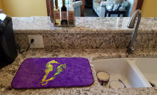 Load image into Gallery viewer, Seahorse Dish Drying Mat – Absorbent, Artistic Kitchen Essentials 8661DDM