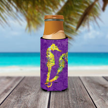 Load image into Gallery viewer, Seahorse Couple Slim Can Hugger – Fun &amp; Functional Drink Coolers 8661MUK