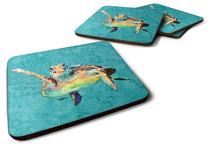 Load image into Gallery viewer, Turtle  Coasters - Set of 4 Lightweight Foam, Absorbent Drink Coasters