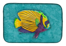 Load image into Gallery viewer, Tropical Fish Dish Drying Mat – Absorbent, Artistic Kitchen Essentials 8674DDM