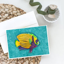 Load image into Gallery viewer, Tropical Fish Greeting Cards -  Blank Note Cards – 8-Pack of Artist-Designed Cards with Envelopes