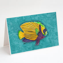 Load image into Gallery viewer, Tropical Fish Greeting Cards -  Blank Note Cards – 8-Pack of Artist-Designed Cards with Envelopes