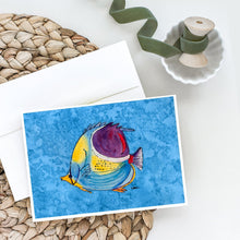 Load image into Gallery viewer, Fish  Tropical Greeting Cards -  Blank Note Cards – 8-Pack of Artist-Designed Cards with Envelopes