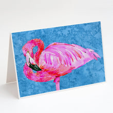 Load image into Gallery viewer, Flamingo Greeting Cards -  Blank Note Cards – 8-Pack of Artist-Designed Cards with Envelopes