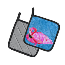 Load image into Gallery viewer, Flamingo Pot Holders - Set of 2 Decorative Kitchen Helpers | Made in the USA 8686PTHD