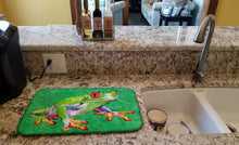 Load image into Gallery viewer, Frog Dish Drying Mat – Absorbent, Artistic Kitchen Essentials 8688DDM