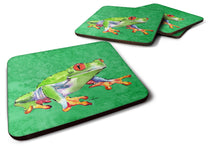 Load image into Gallery viewer, Frog  Coasters - Set of 4 Lightweight Foam, Absorbent Drink Coasters