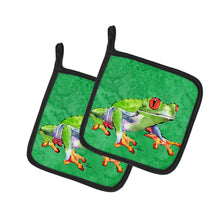 Load image into Gallery viewer, Frog Pot Holders - Set of 2 Decorative Kitchen Helpers | Made in the USA 8688PTHD