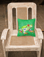 Load image into Gallery viewer, Frog Decorative   Canvas Fabric Pillow
