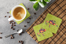 Load image into Gallery viewer, Frog  Coasters - Set of 4 Lightweight Foam, Absorbent Drink Coasters