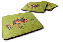 Load image into Gallery viewer, Frog  Coasters - Set of 4 Lightweight Foam, Absorbent Drink Coasters