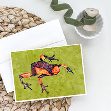 Load image into Gallery viewer, Frog Greeting Cards -  Blank Note Cards – 8-Pack of Artist-Designed Cards with Envelopes