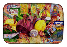 Load image into Gallery viewer, Crawfish with Spices and Corn Dish Drying Mat – Absorbent, Artistic Kitchen Essentials 8698DDM